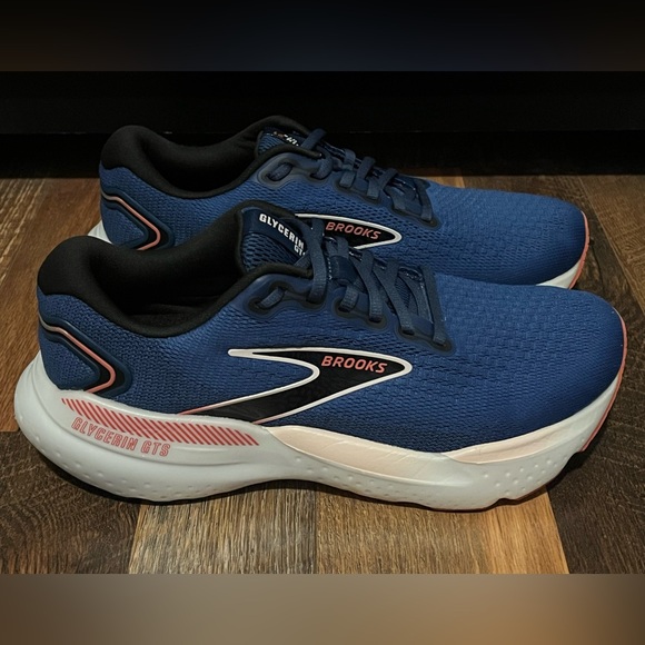 EUC 9 WIDE* Women’s Brooks Glycerin 21 GTS Blue/White - Picture 3 of 11